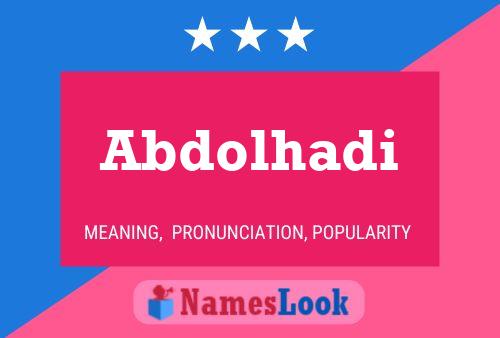 Poster del nome Abdolhadi