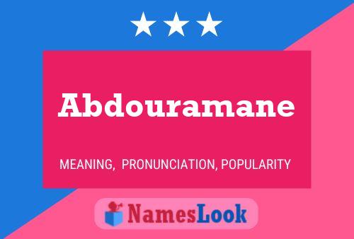 Poster del nome Abdouramane