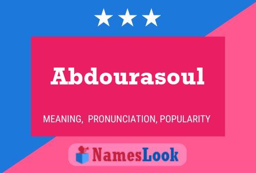 Poster del nome Abdourasoul