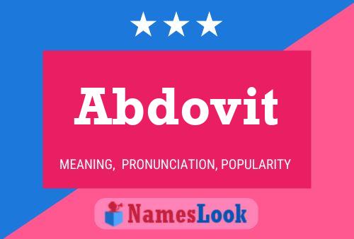 Poster del nome Abdovit