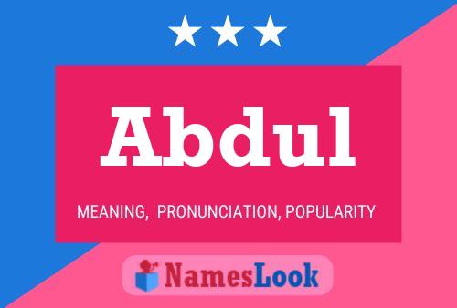 Poster del nome Abdul