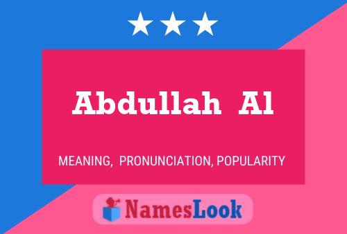 Poster del nome Abdullah  Al