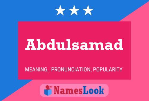 Poster del nome Abdulsamad