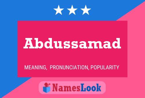 Poster del nome Abdussamad