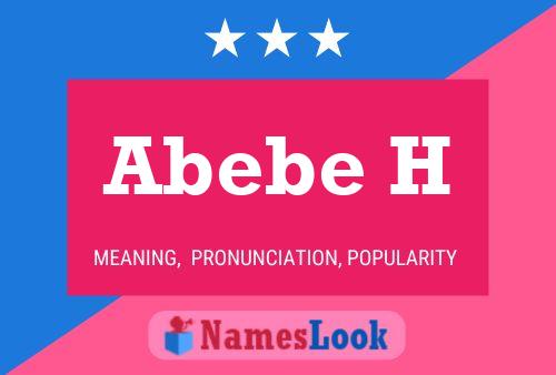 Poster del nome Abebe H