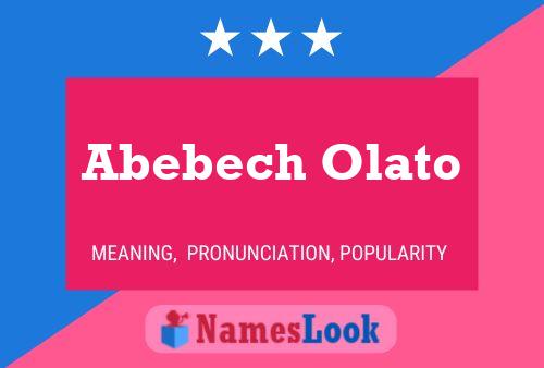 Poster del nome Abebech Olato