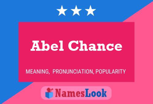 Poster del nome Abel Chance