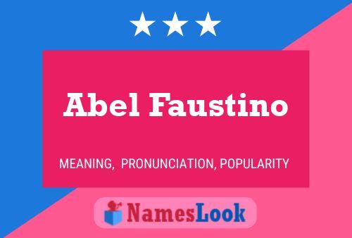 Poster del nome Abel Faustino