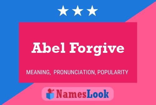 Poster del nome Abel Forgive