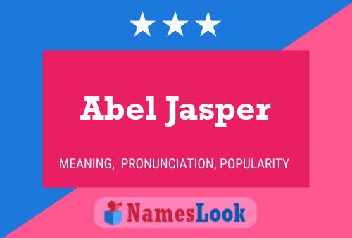 Poster del nome Abel Jasper