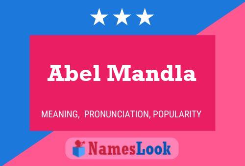 Poster del nome Abel Mandla