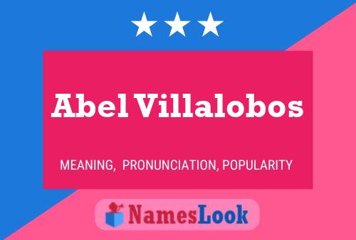 Poster del nome Abel Villalobos