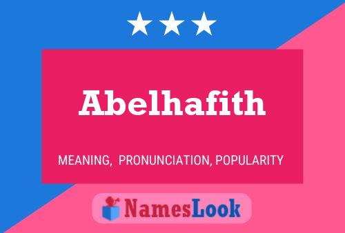 Poster del nome Abelhafith