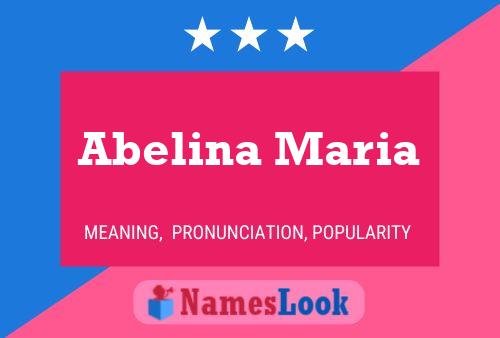 Poster del nome Abelina Maria