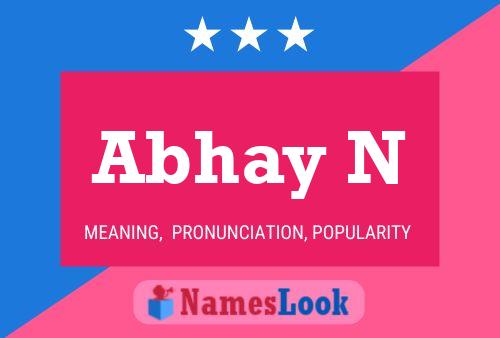 Poster del nome Abhay N