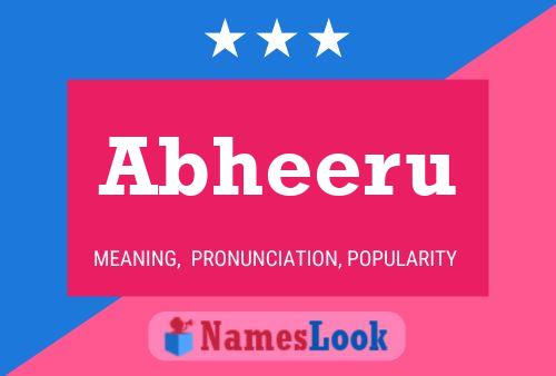 Poster del nome Abheeru