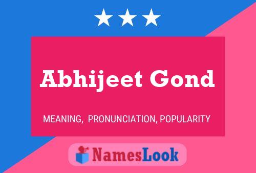 Poster del nome Abhijeet Gond