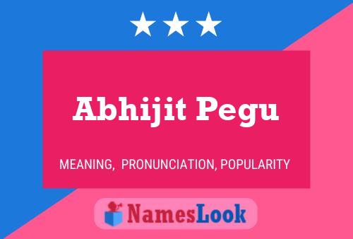 Poster del nome Abhijit Pegu