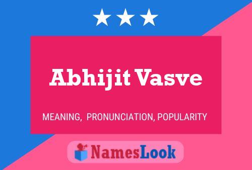 Poster del nome Abhijit Vasve