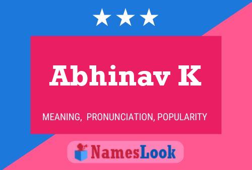 Poster del nome Abhinav K