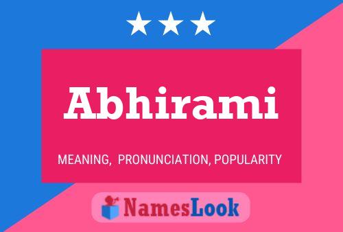 Poster del nome Abhirami