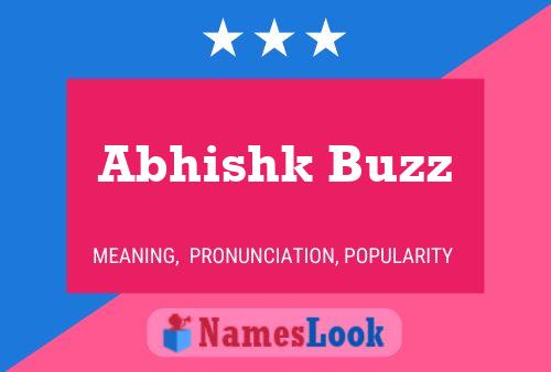 Poster del nome Abhishk Buzz