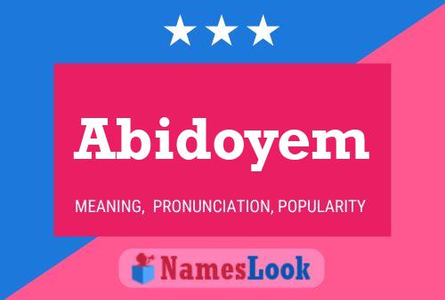 Poster del nome Abidoyem