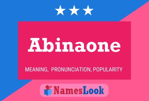 Poster del nome Abinaone