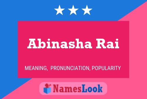 Poster del nome Abinasha Rai