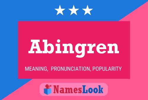 Poster del nome Abingren