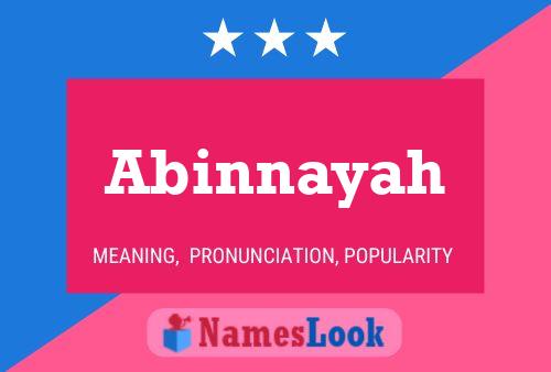 Poster del nome Abinnayah