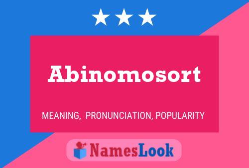 Poster del nome Abinomosort