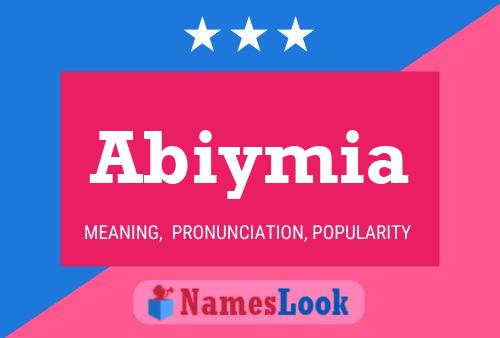 Poster del nome Abiymia