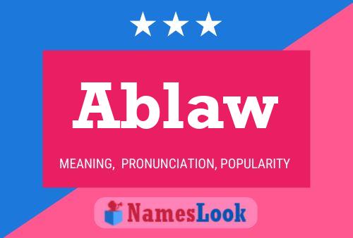 Poster del nome Ablaw