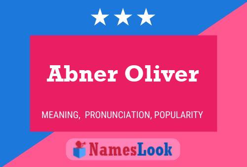 Poster del nome Abner Oliver