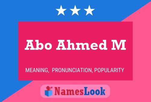 Poster del nome Abo Ahmed M