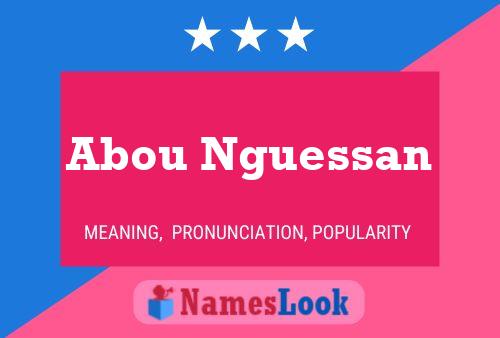 Poster del nome Abou Nguessan