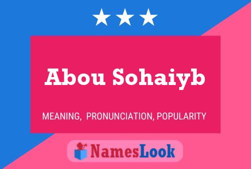 Poster del nome Abou Sohaiyb