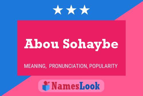 Poster del nome Abou Sohaybe