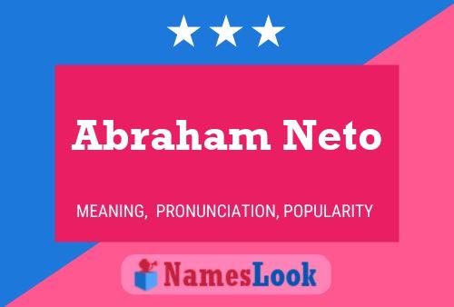 Poster del nome Abraham Neto