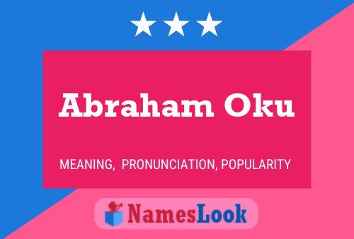 Poster del nome Abraham Oku