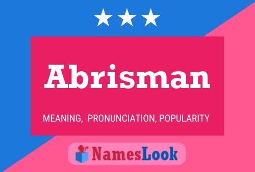 Poster del nome Abrisman