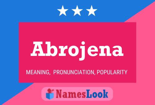 Poster del nome Abrojena