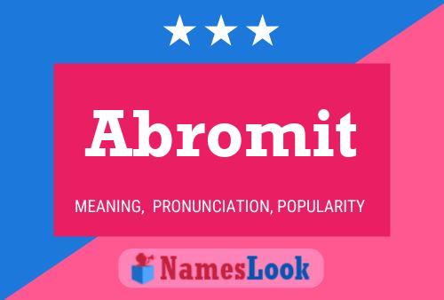 Poster del nome Abromit