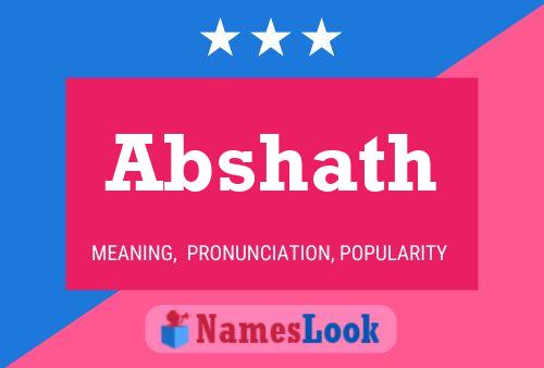 Poster del nome Abshath