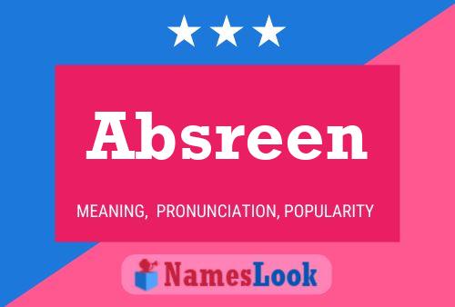 Poster del nome Absreen