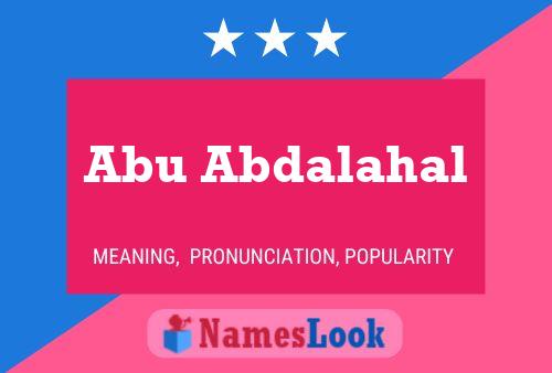 Poster del nome Abu Abdalahal