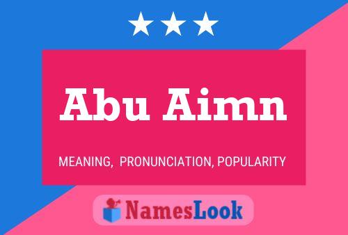 Poster del nome Abu Aimn