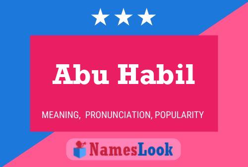 Poster del nome Abu Habil