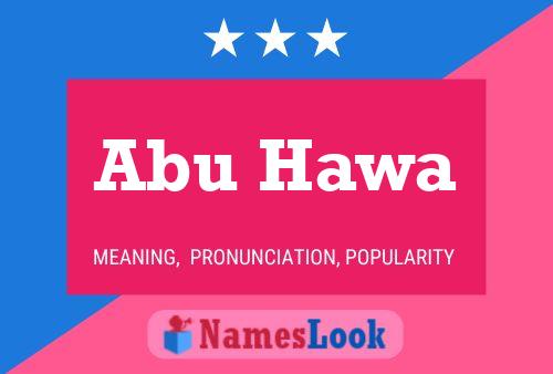 Poster del nome Abu Hawa